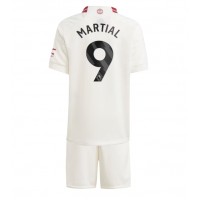 Manchester United Anthony Martial #9 Tredje Dräkt Barn 2023-24 Kortärmad (+ Korta byxor)